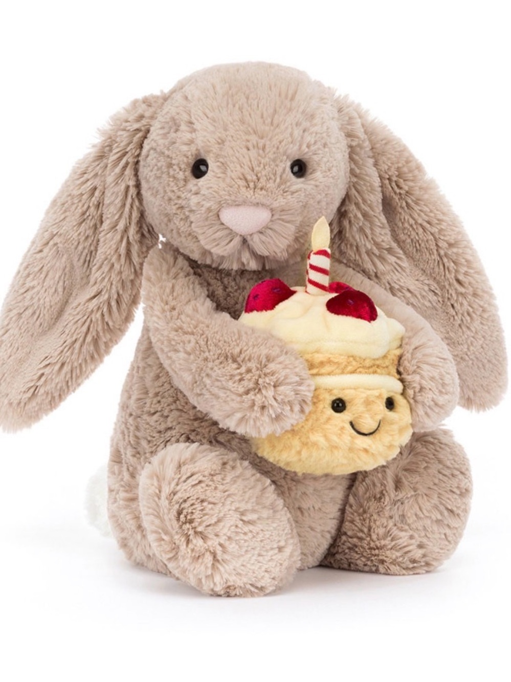 NWT Jelly Cat Beige Birthday - Soft Small Pet Plush